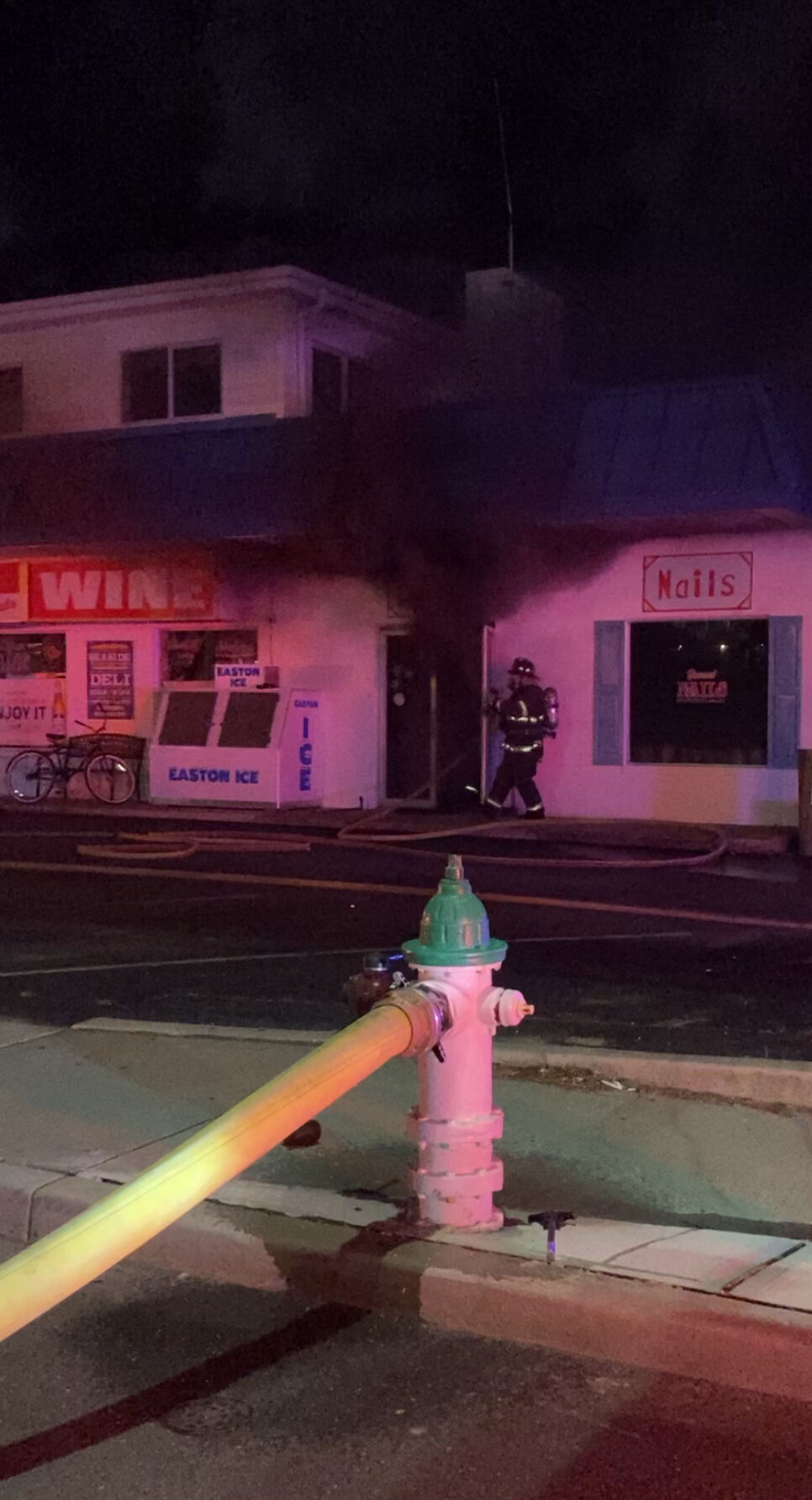 OC Strip mall Fire